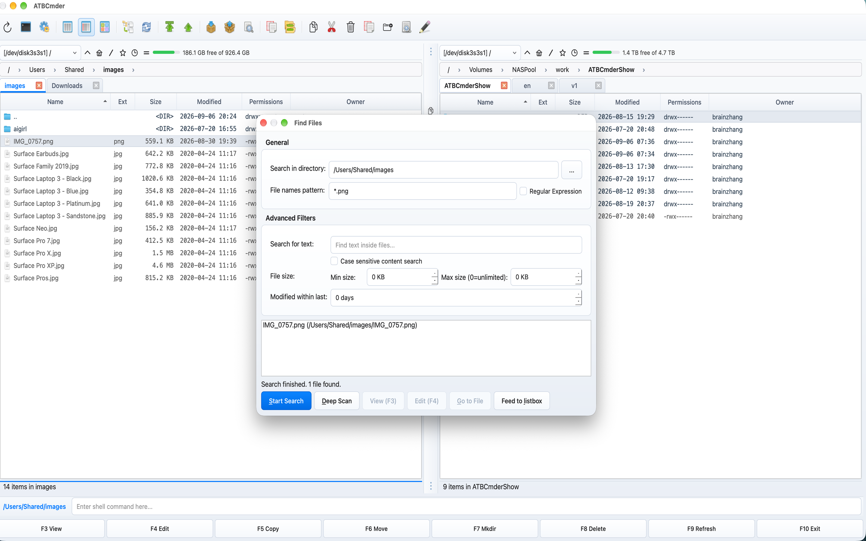 Advanced File Search