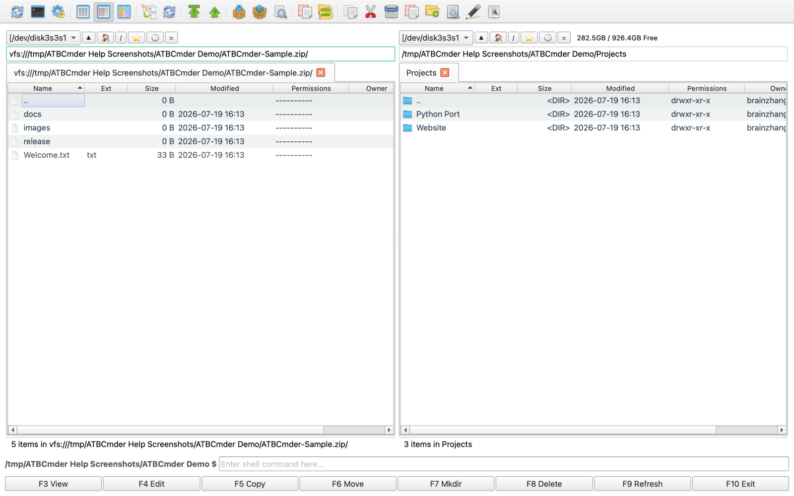 Archive VFS