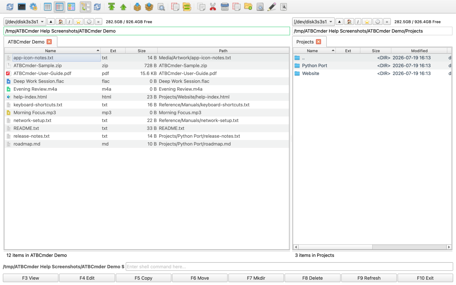 Flat View of Nested Directories